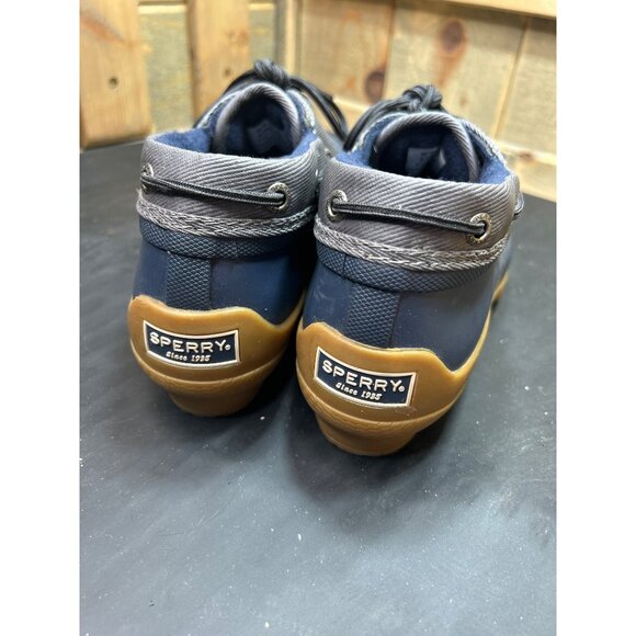 Sperry Womens Syren Sea Waterproof Rubber Duck Boots Blue Size 5.5 - Picture 4 of 7